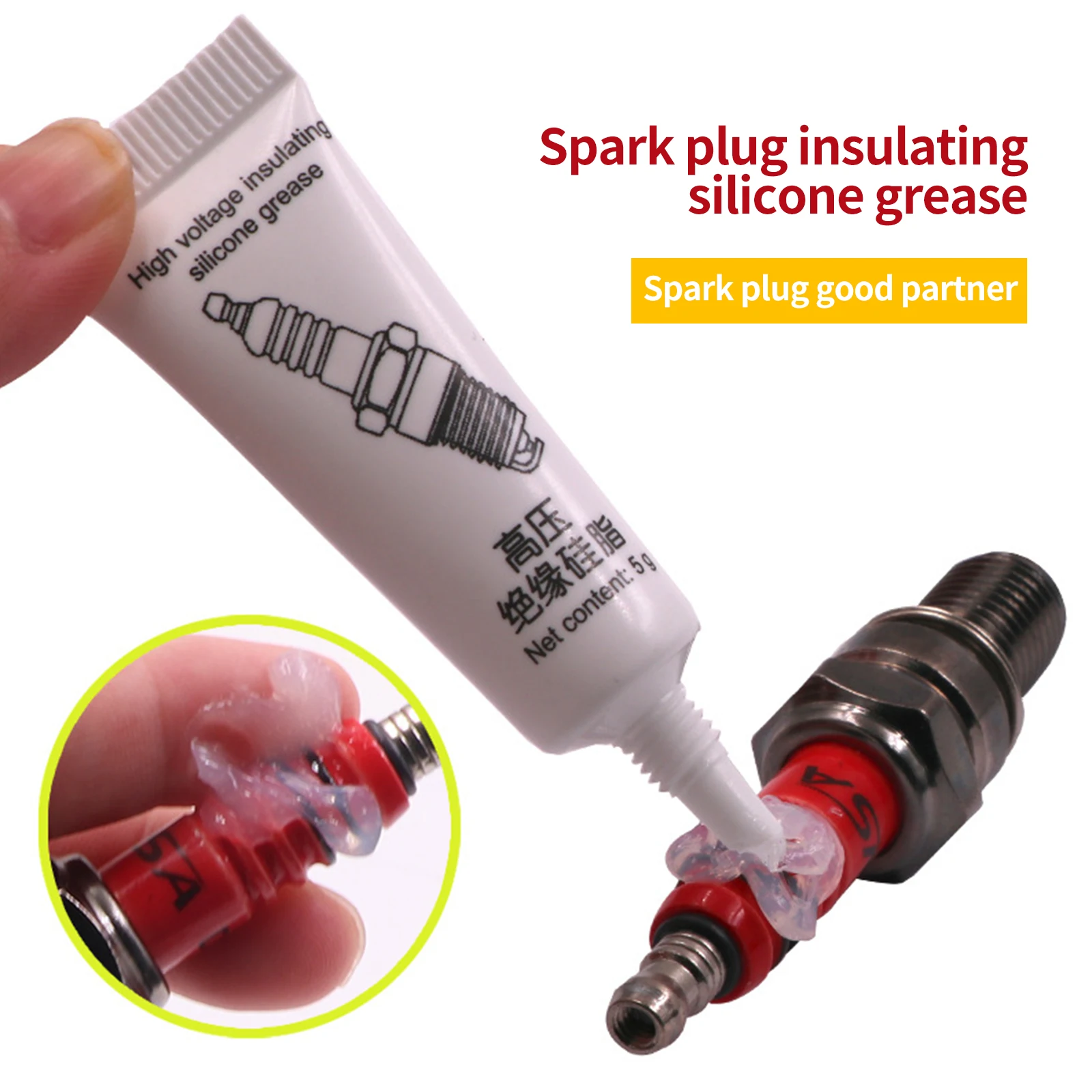 

Automobile spark plug high voltage insulating grease ignition coil silicone grease high and low temperature corrosion resistance