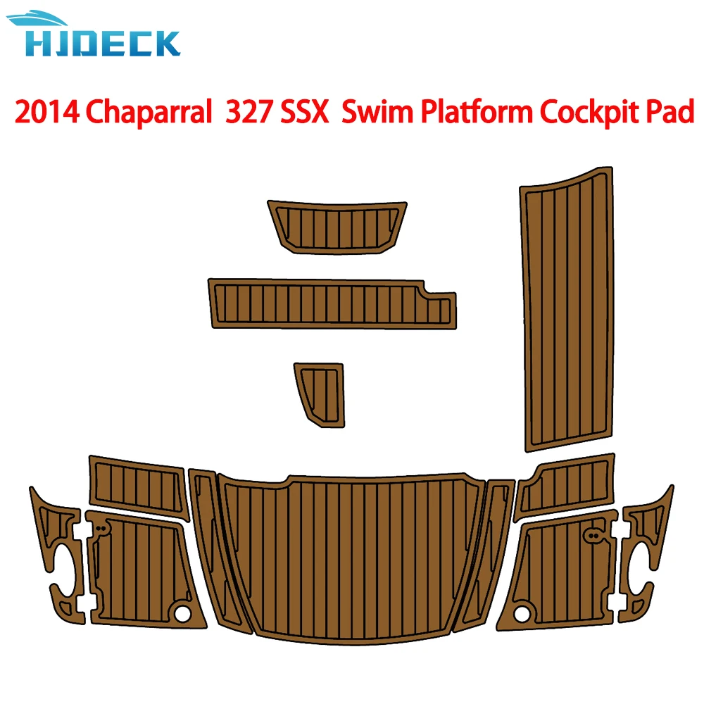 

2014 Chaparral 327 SSX Тяговый коврик для ног Самоклеящаяся спортивная платформа для кокпита Плавательная платформа Кокпит для кокпита Настраиваемый
