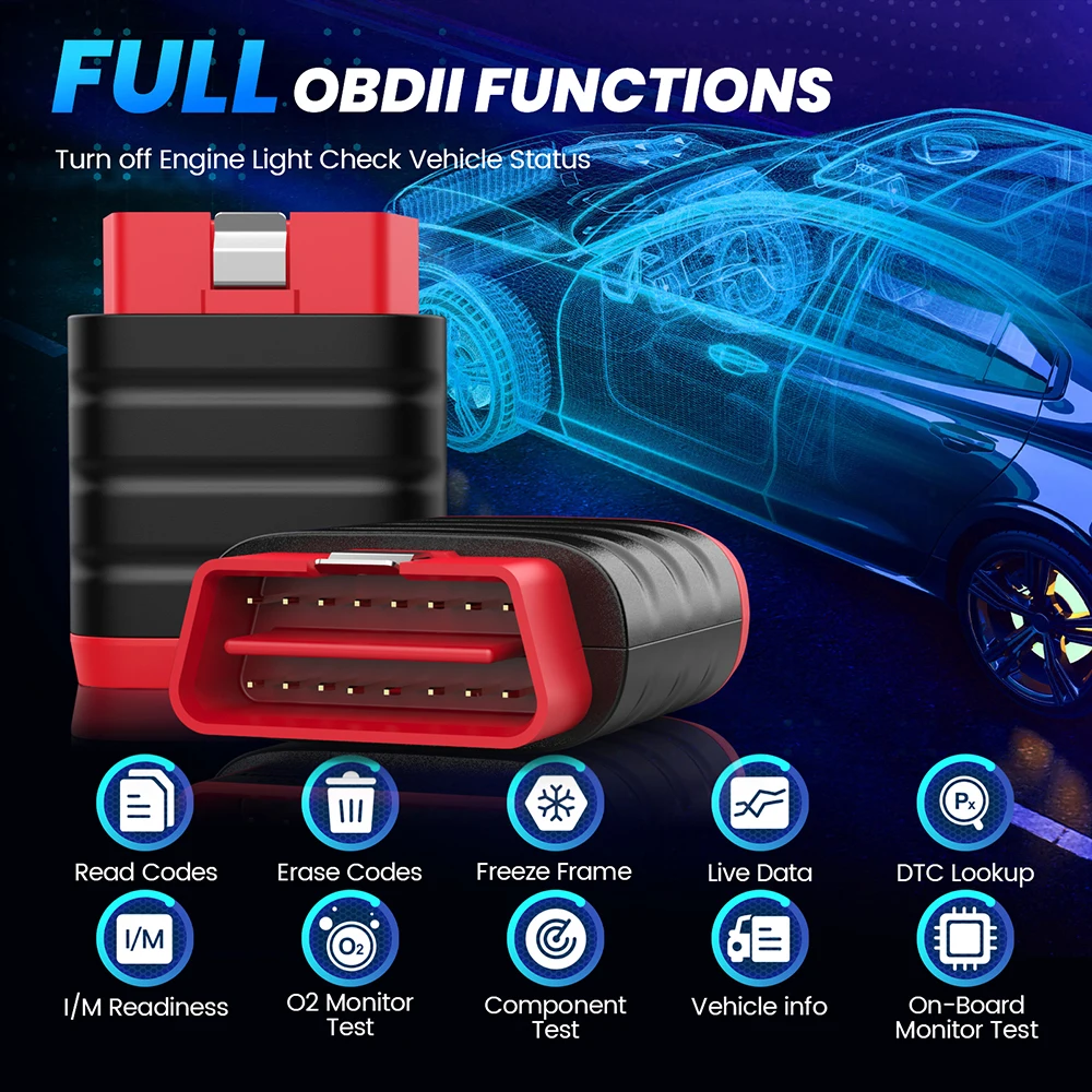 THINKCAR ThinkDiag Mini Automotive OBD2 Scanner Car Diagnostic Tools OBD Code Reader All System Diagnosis Lifetime Free Updater 2