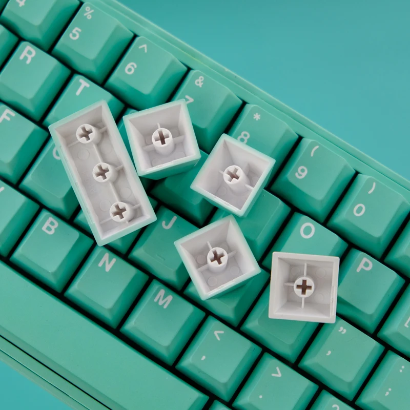 chaves gmk coisas mais finas keycaps tiffany cherry perfil pbt tintura sublimação teclado mecânico para mx switch