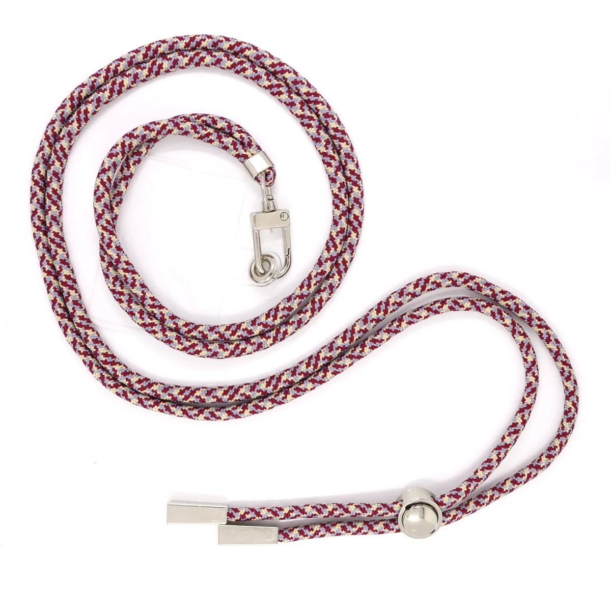 Cordon cuerda para funda de movil con adaptador Universal mosqueton para  colgar del cuello Rayas rosa