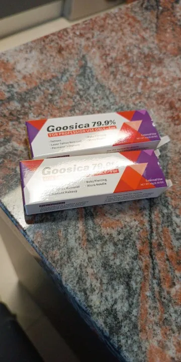 79.9% Original Goosica Multipurpose Numbing Ointment for Microblading/ Laser / PMU / Piercings / Waxing/IPL treatment photo review