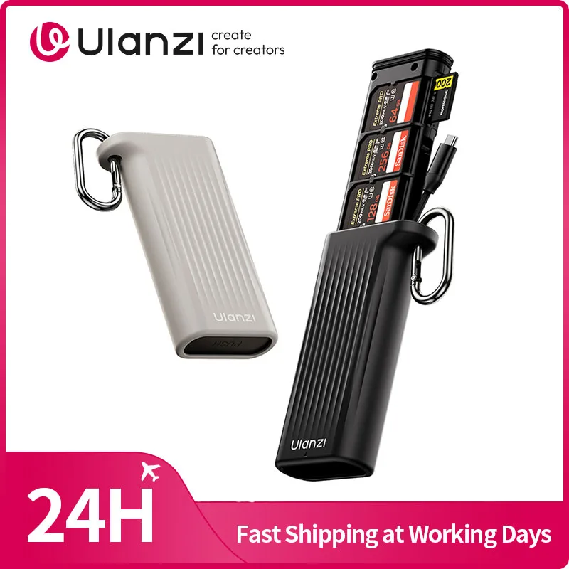 울란지 CR2 올인원 카드 케이스 카드 리더기 SD/TF 카드용 라이트닝/타입..