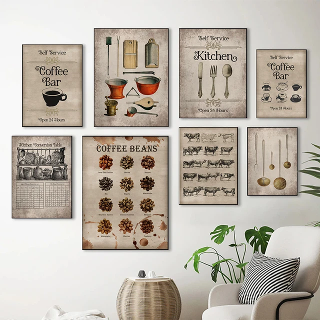 Retro Kitchen Wall Decor