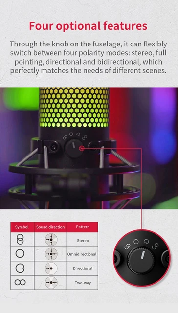 Hyperx Quadcast S Rgb Usb Condenser Microphone For  Pc/ps4/ps5/mac,anti-vibration Shock Mount,4 Polar Patterns,gaming,  Streaming - Microphones - AliExpress