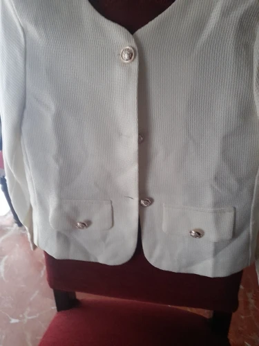 Women's Elegant Solid Button Cardigan photo review