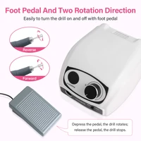 Professional Nail Drill 65W 45000 RPM Machine Cutters Manicure Electric Nail Drill Milling Manicure Machine Polish Nail File 2