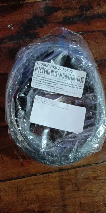 MIDNIGHT SOVEREIGN™ – Black Buckle Genuine Leather Belt photo review