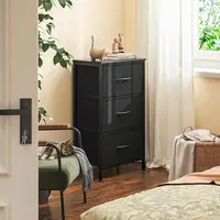 3-Drawer Fabric Dresser - Compact Storage Chest for Bedroom 2