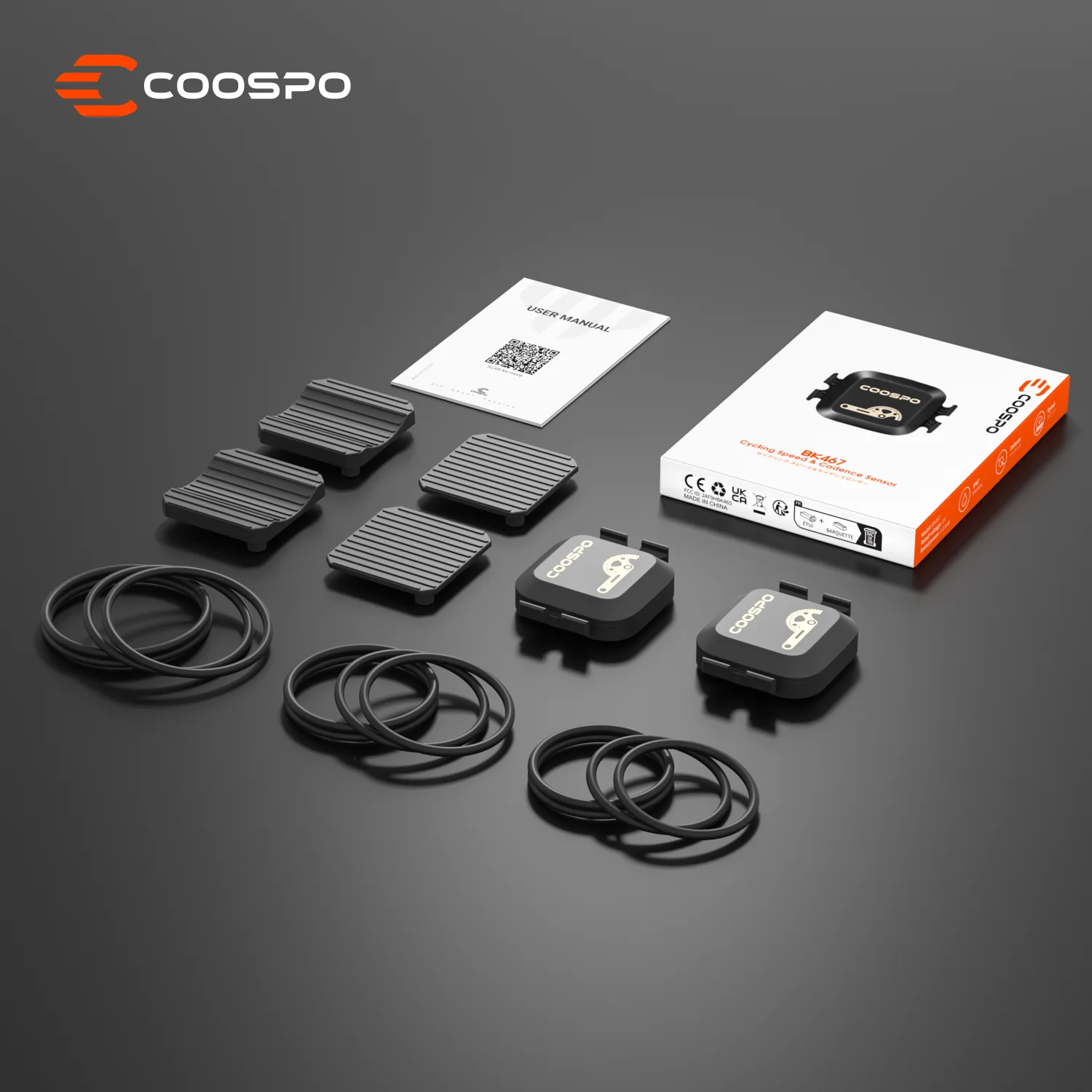 Sensor Cadencia O Velocidad Coospo Bk467 Bluetooth Ant+