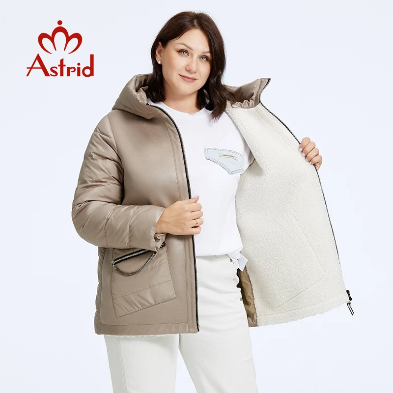 Veste En Peluche Femme Capuche - Manteau D'hiver Long, Doublé Chaud, Coupe Oversize, Avec Poches