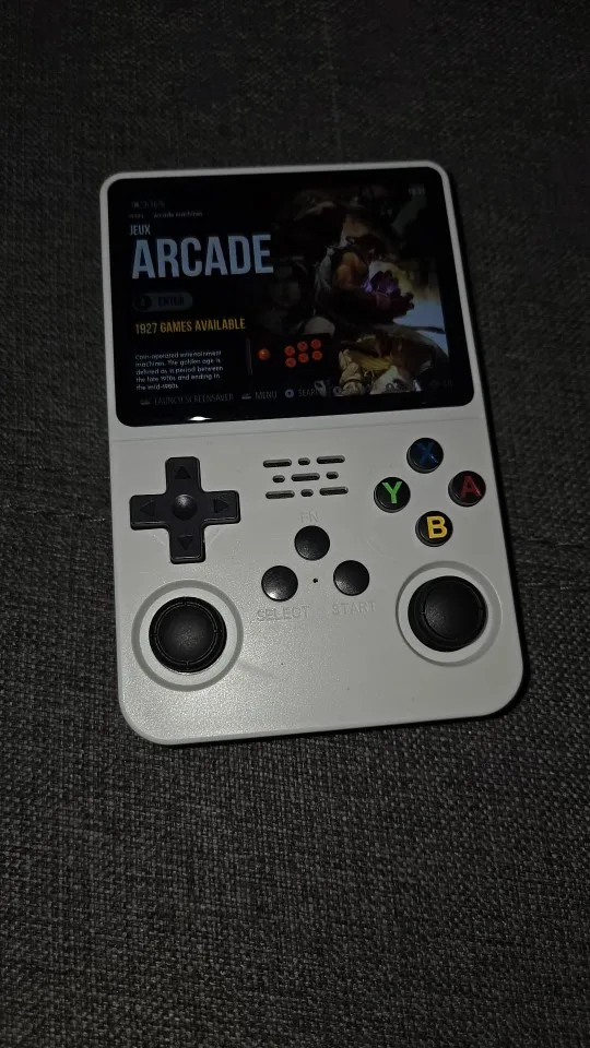 Consola de juegos portátil Retro R36S, sistema Linux, pantalla IPS de 3,5 pulgadas, reproductor de vídeo portátil de bolsillo, 64GB, 128G, regalo para niños, nuevo photo review
