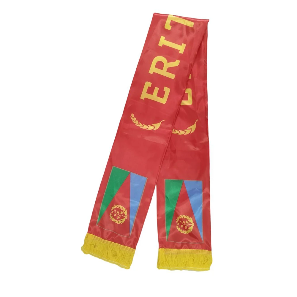 

Directly Delivery 100% Stain eritrea eritrean Flag Scarf