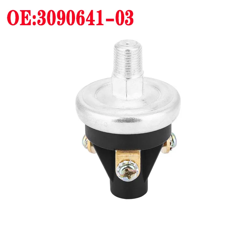 

Oil Pressure, 309-0641-03 Three-Wire Output Low Oil Pressure Alarm Switch 1/8-27 NPT Thread 3090641-03