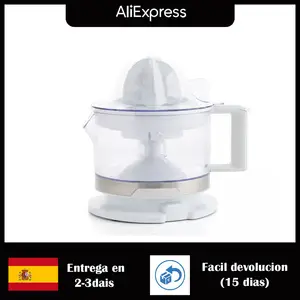 MPM MWC-02 Exprimidor de Naranjas Eléctrico, Extractor de Zumos para  Cítricos, Zumo Naranja, Jarra Independiente 600ml, Doble Sentido Giro, Tapa  Antipolvo, Apto para Lavavajillas, Blanco, 30W