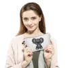 Student Pencil Case Outdoor Women's Makeup Bag Cartoon Koala Print Cosmetic Storage Bag School Teacher Gift Portable Cute Animal 3