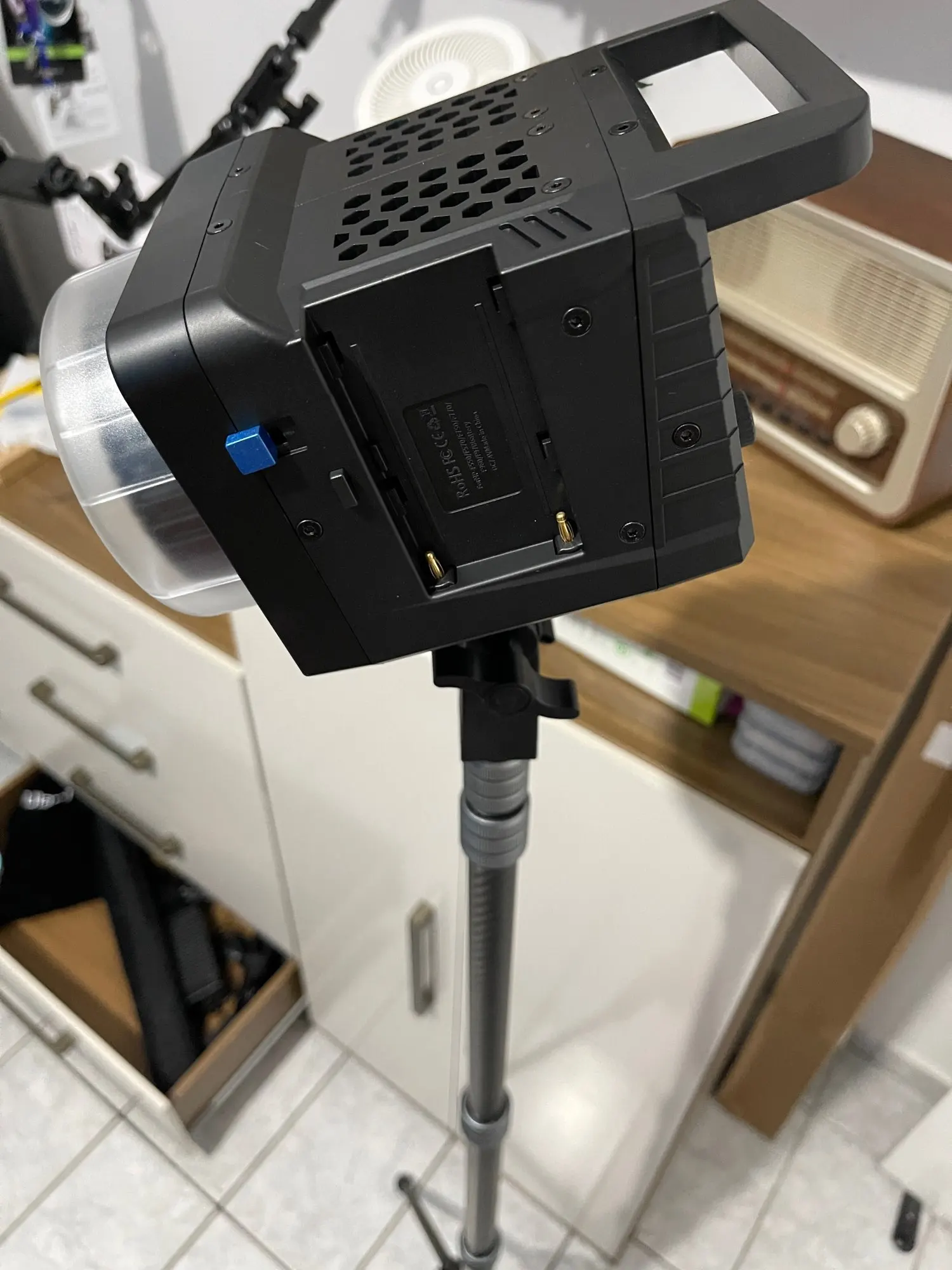 Soporte De Luz De Fibra De Carbono ULANZI MT-49 - Altura Ajustable 47-194 Cm, Tornillo Universal, Para Cámaras Y Luces