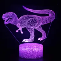3D Dinosaur Night Light USB Acrylic 1