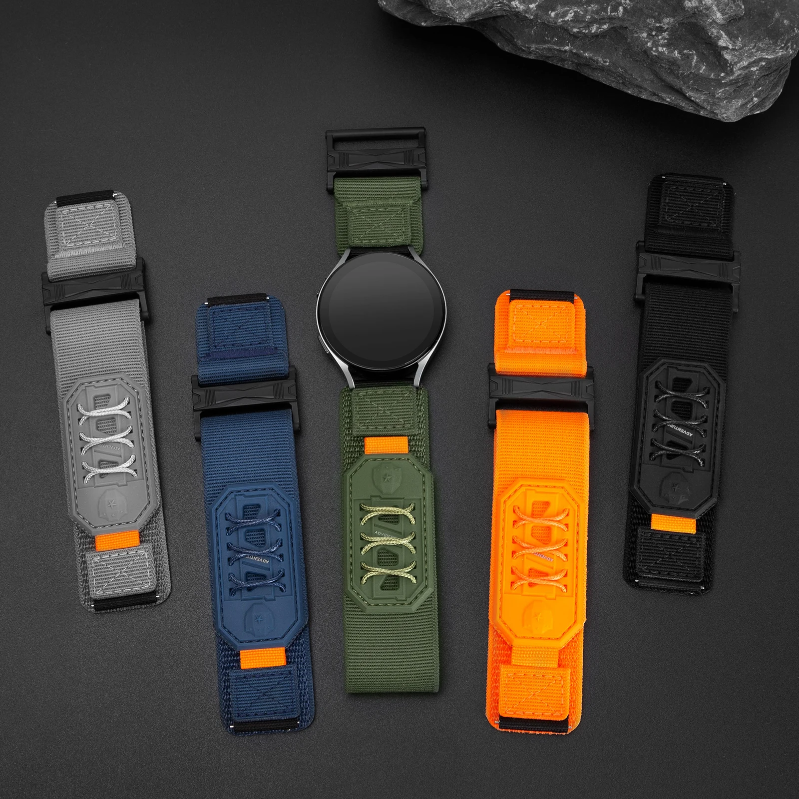 Nylon Strap for Smartwatch - Durable and Stylish Replacement Band (20mm and 22mm Options)