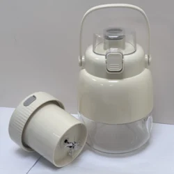 Compact USB - Rechargeable Blender & Juicer with Straw and Dual Lids (BL103 - Y)