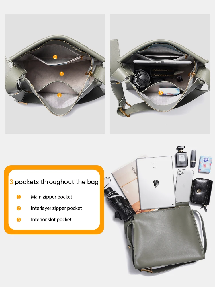 Zency Bags Womens Shoulder Bag | Zency Genuine Leather Bags