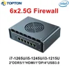 Super Deal 12th Gen i7 1265U N100 Firewall Mini PC 6x2.5G intel i226-V 2xDDR5 NVMe Proxmox pfSense Computer Soft Mini Router 2