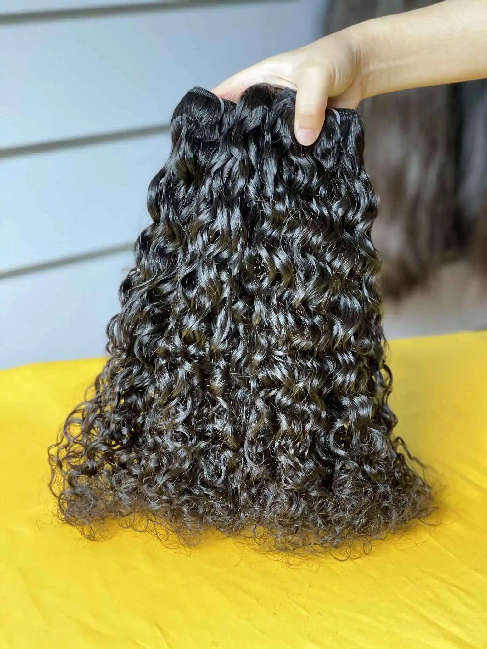 Water Wave 4 Bundles Deal Brazilian 100% Human Hair Curly Extension Unprocessed Natural Color Queen Weave Beauty