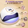 Sun-X25-max 380W 81LEDs UV LED Lamp for Nails Powerful Nail Dryer For Curing All Gel Nail Polish Drying UV Light for Manicure 2