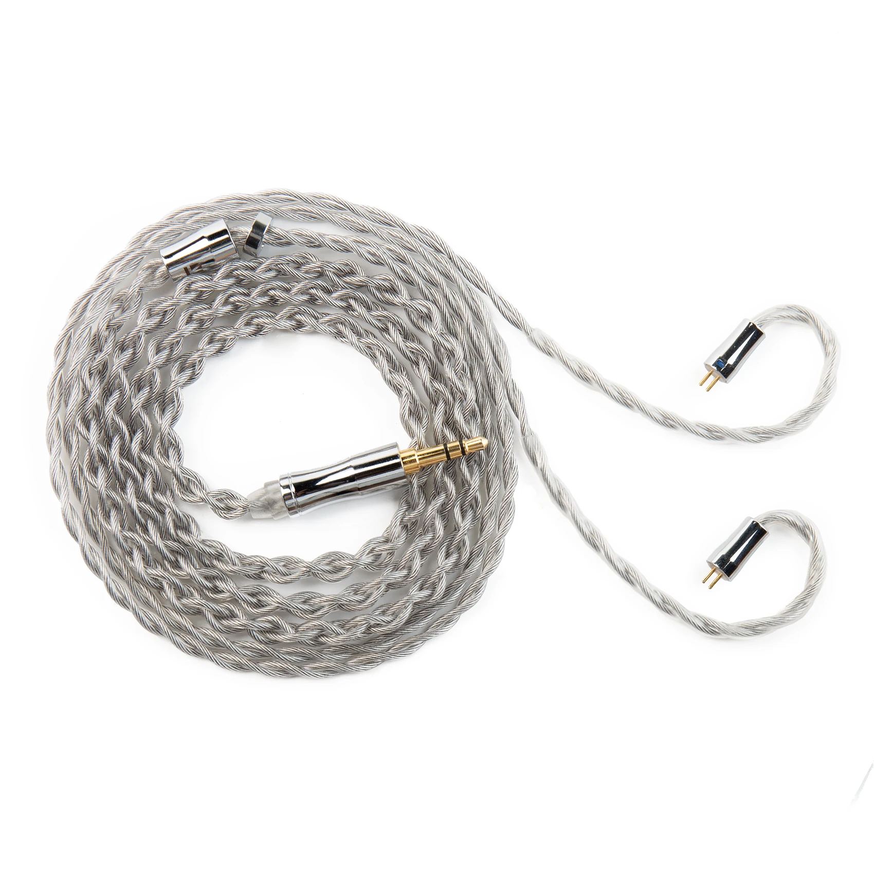Kbear Chord 6n Grafeno e 4n Ofc Prata-plated Mixed Trançado Upgrade Cabo Mmcx Conector 2pin Fone de Ouvido Acessório - Image 5