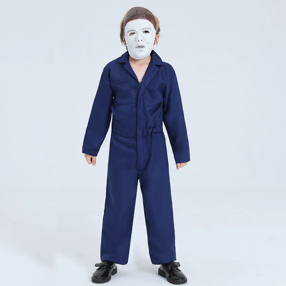 Halloween Michael Myers Scary Cosplay Costume For Boys