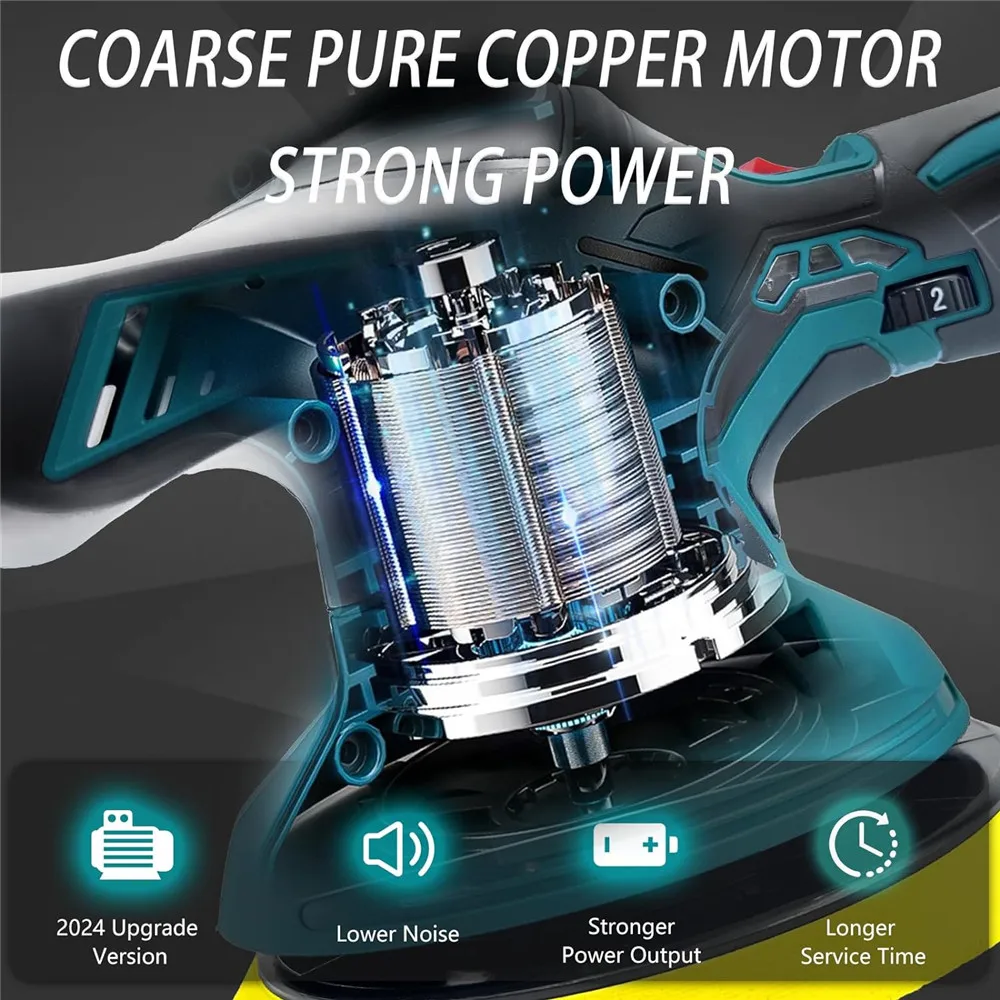 Polishing Machine For Car 12V Cordless Polisher 8 Gears 380W Automotive Electric Waxing Repairing Wireless Sander Polish