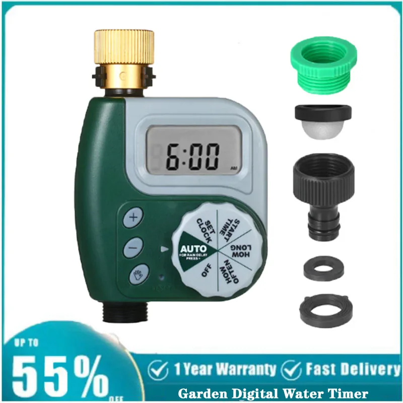 AutomaticWaterTimerGardenIrrigationFilterConnectionProgrammable