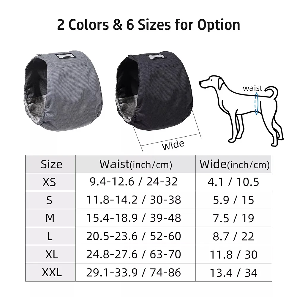 1pcs Washable Pet Diaper for Male Dog