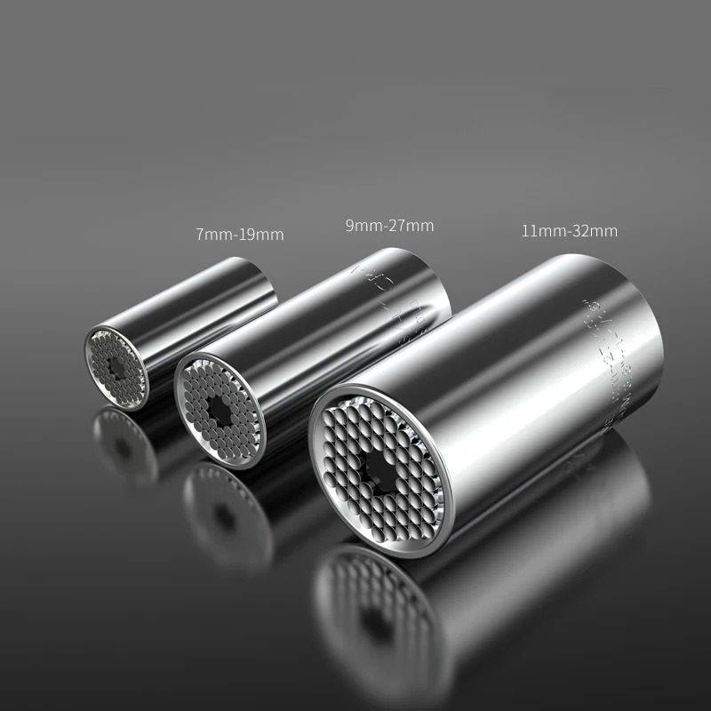 7-19MM 5-14MM 9-27MM 11-32MM Universal Torque Wrench Multifunction Socket Electric Screwdriver Bit Socket Power Drill Sleeve 5