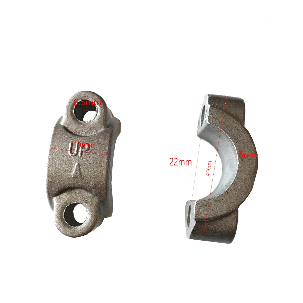Motorcycle Brake Tank Bracket Universal 7/8" 22mm Lever Mirror Holder Brake/Clutch Master Cylinder Clamp Bracket Cover M10 Bolts Base Support