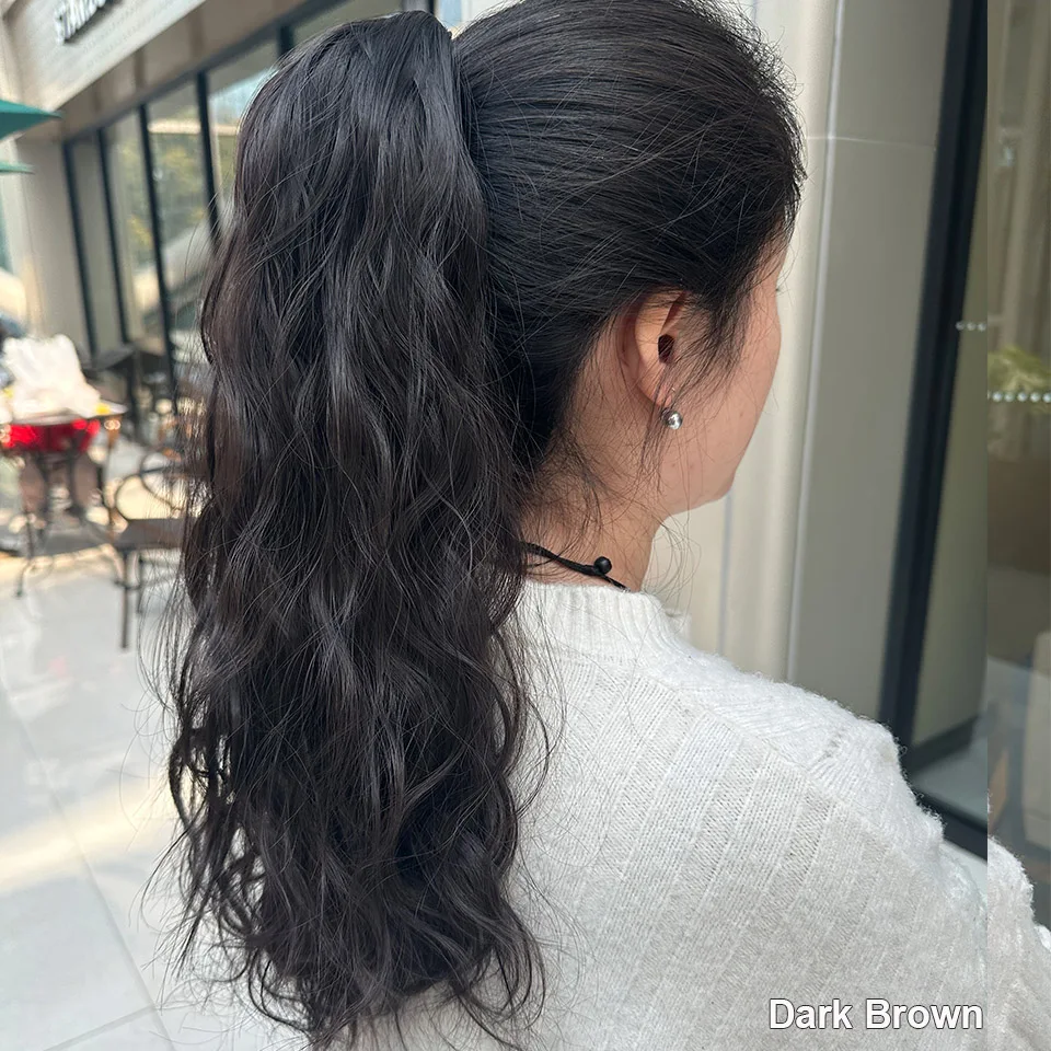 طويل مجعد الماء مخلب في ذيل حصان وصلات شعر مقاومة...