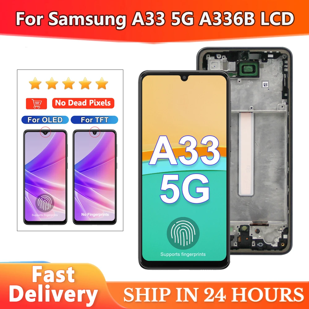 Tested-6-4-For-Samsung-A33-5G-LCD-SM-A336E-SM-A336B-SM-A336M-Display ...