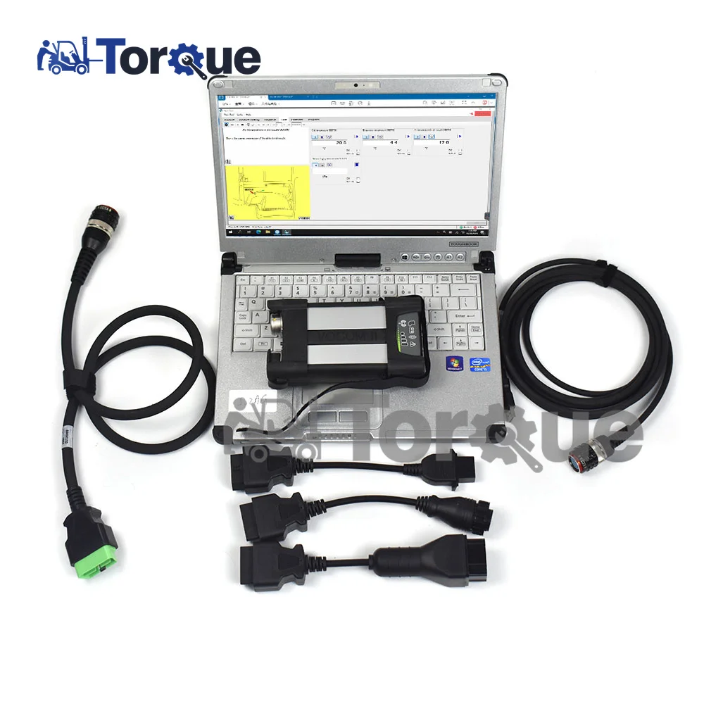 Для Vocom II v2.8 ptt 88890400 VOCOM 2 для renault UD MACK грузовик экскаватор FH FM4 EURO6 диагностический инструмент CF C2 ноутбук
