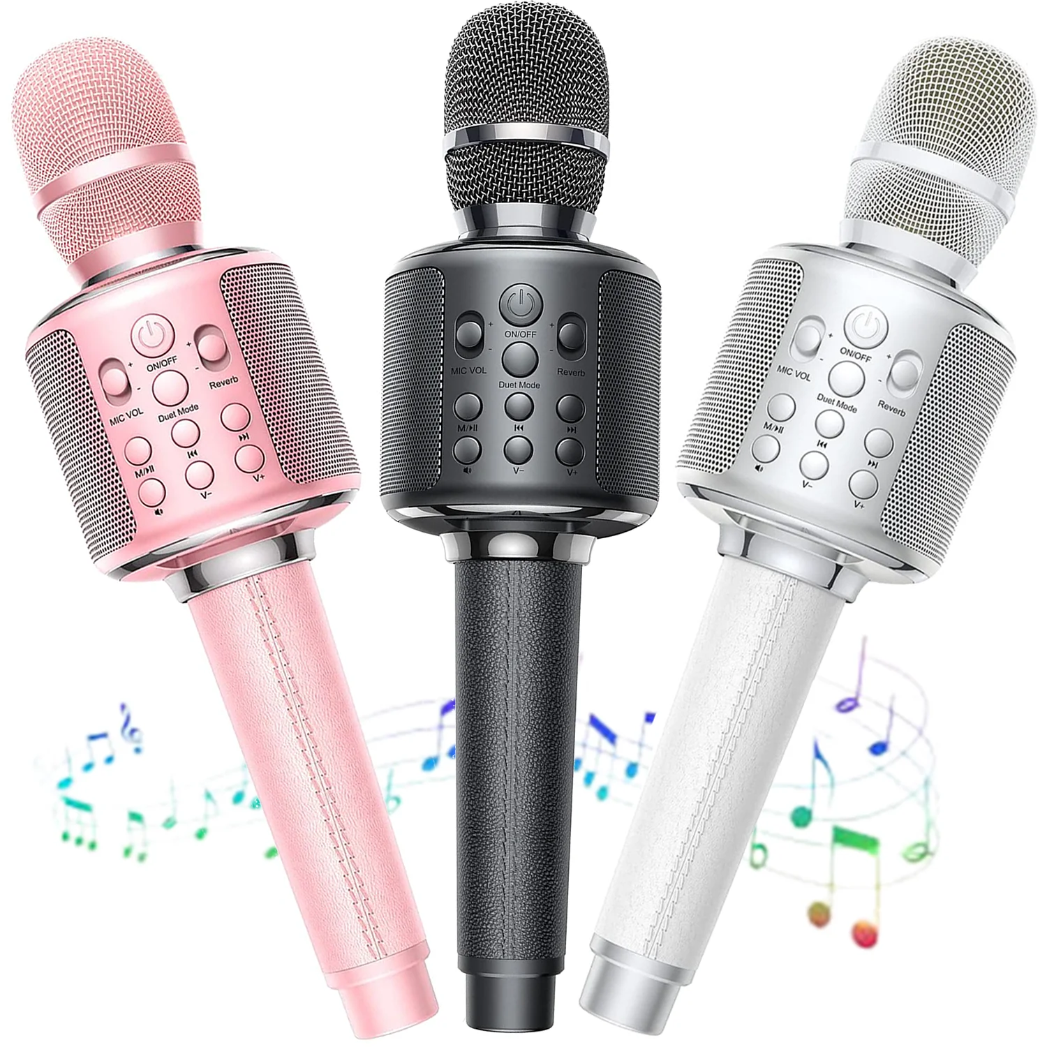 Goodaaa Wireless Karaoke Microphone For Phone Home Singing Portable Mic