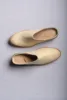 Women's Beige Close Toe Short Heel for Ladies 2
