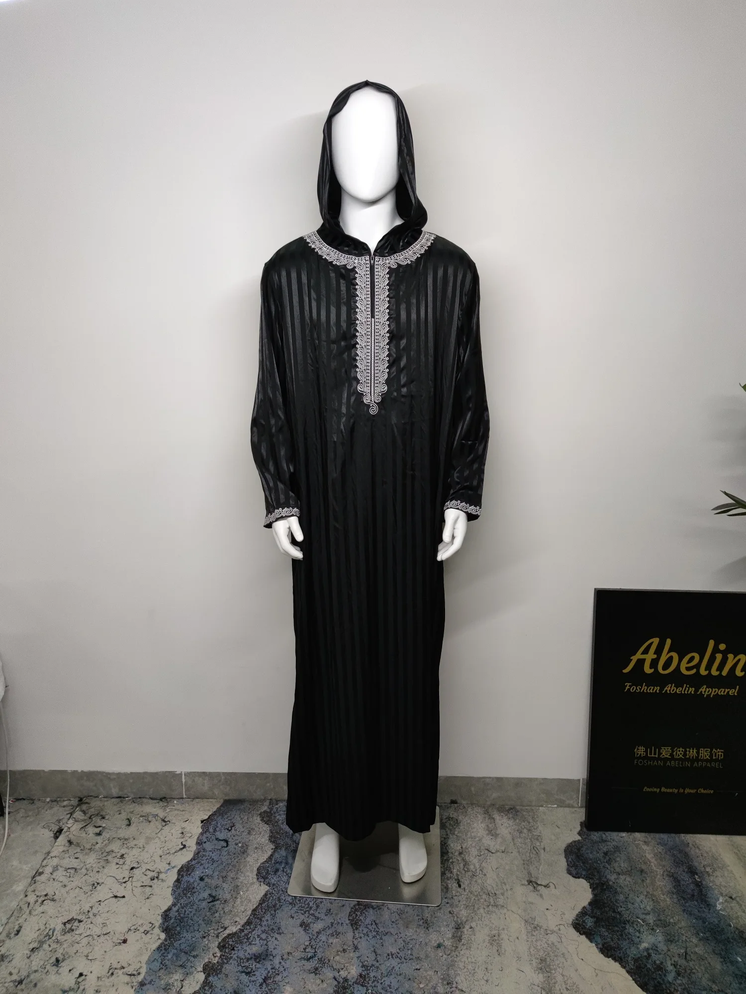 Abaya Hombre Caftán Para Hombre Túnica Musulmana Abaya Djellaba - Main Image