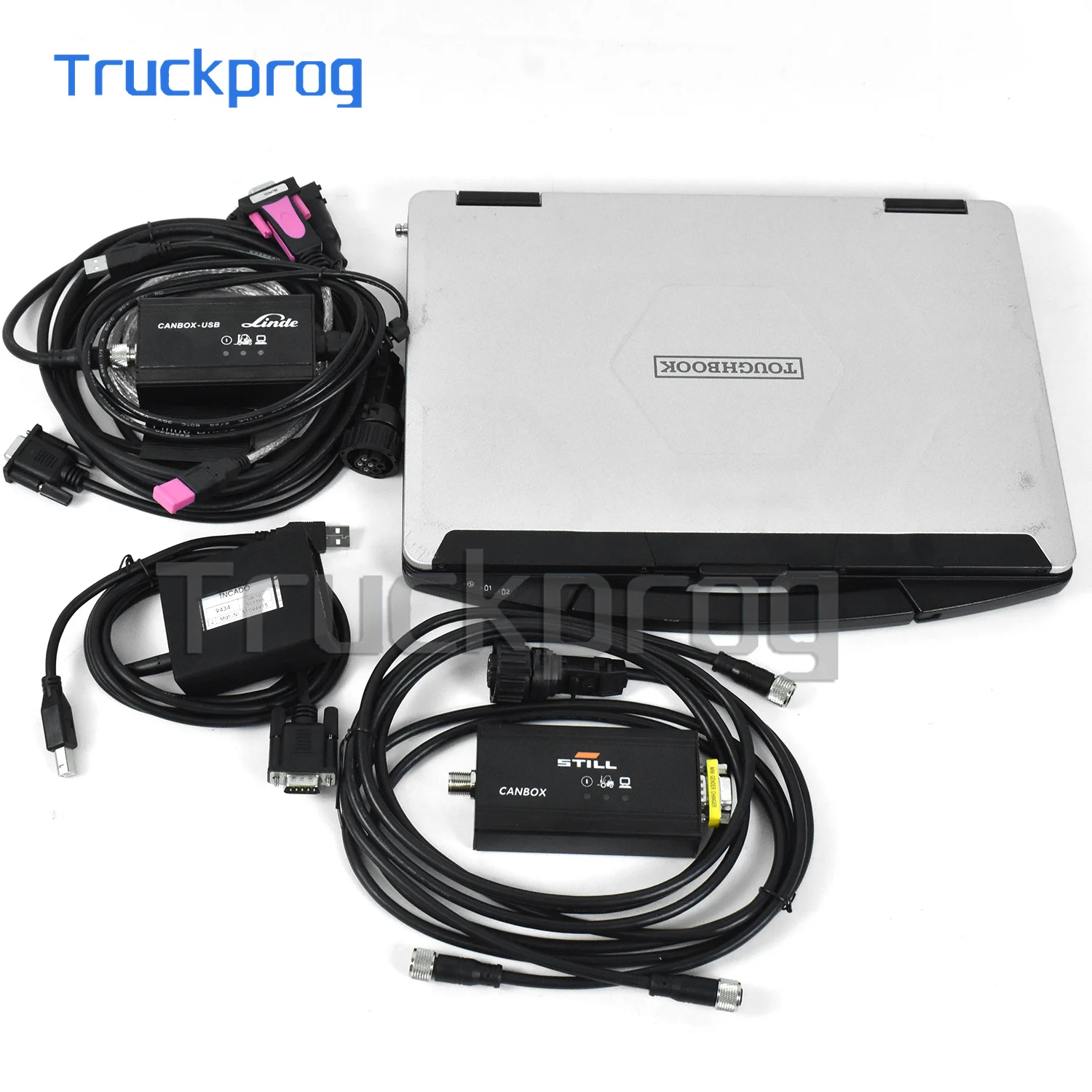 

forklift Diagnostic Kit JUDIT-4 Jungheinrich incado box cable Linde canbox doctor pathfinder Still steds with CF54 Laptop