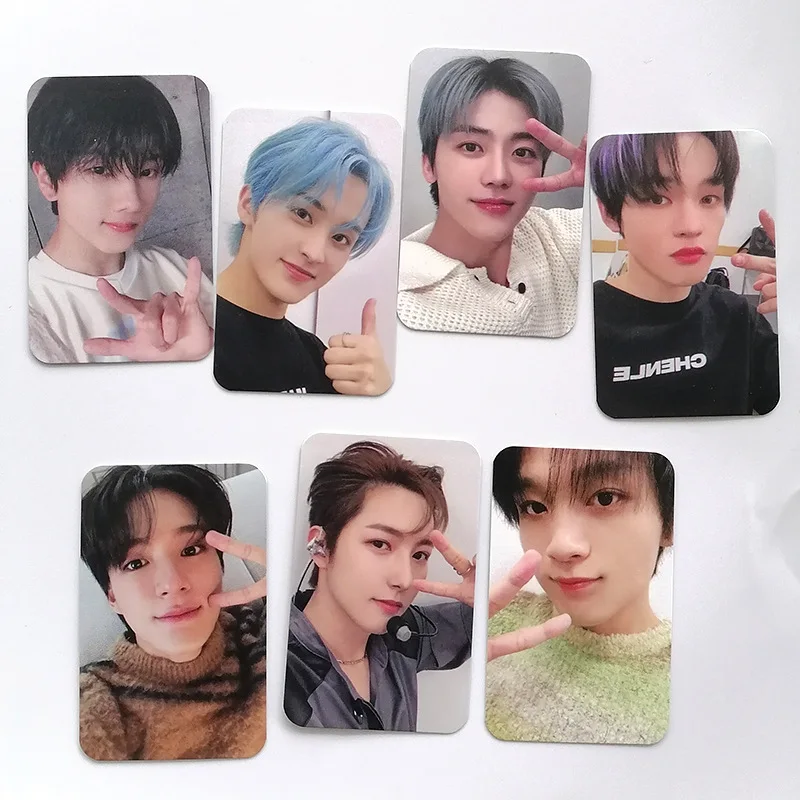 

7Pcs/Set KPOP NTDream Candy Dance Stage Selfie Photocards Mark Haechan Chenle Two Sides LOMO Cards Fans Birthday Surprise Gifts