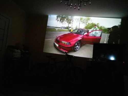 Portable Home Theater Mini 3D Projector 4K Display photo review