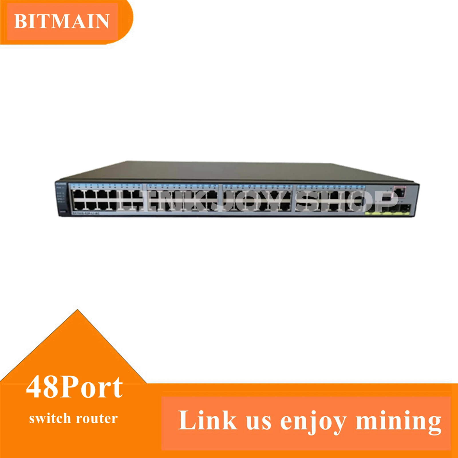 

HW S5700-52P-LI-AC 48 гигабитных электрических портов, переключатель управления сетью для крипто-майнинга, подходит для майнинга биткоинов/ETH