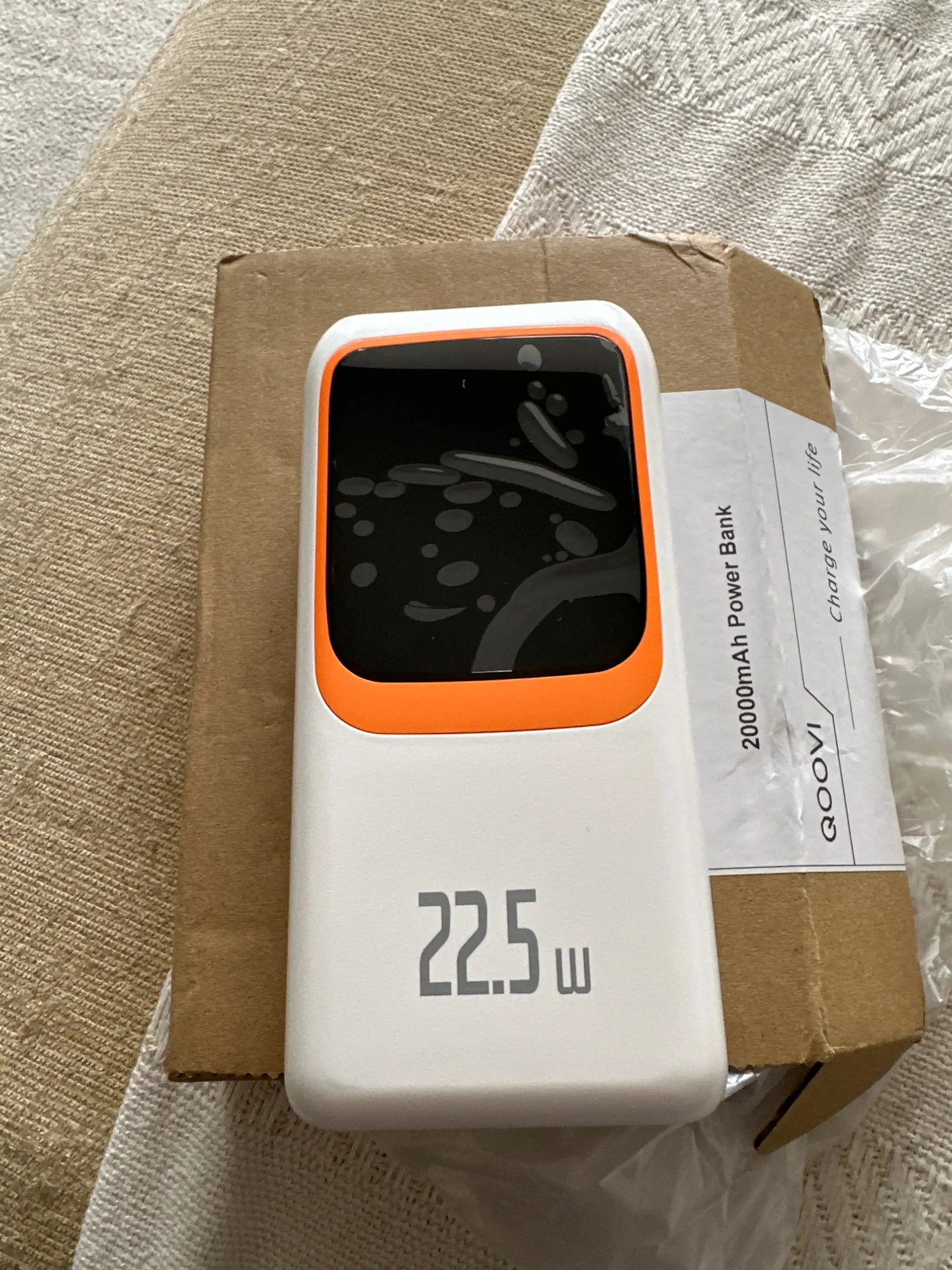 QOOVI Power Bank 20000mAh External Large Battery Capacity PD 22.5W Fast Charging Portable Charger Powerbank photo review