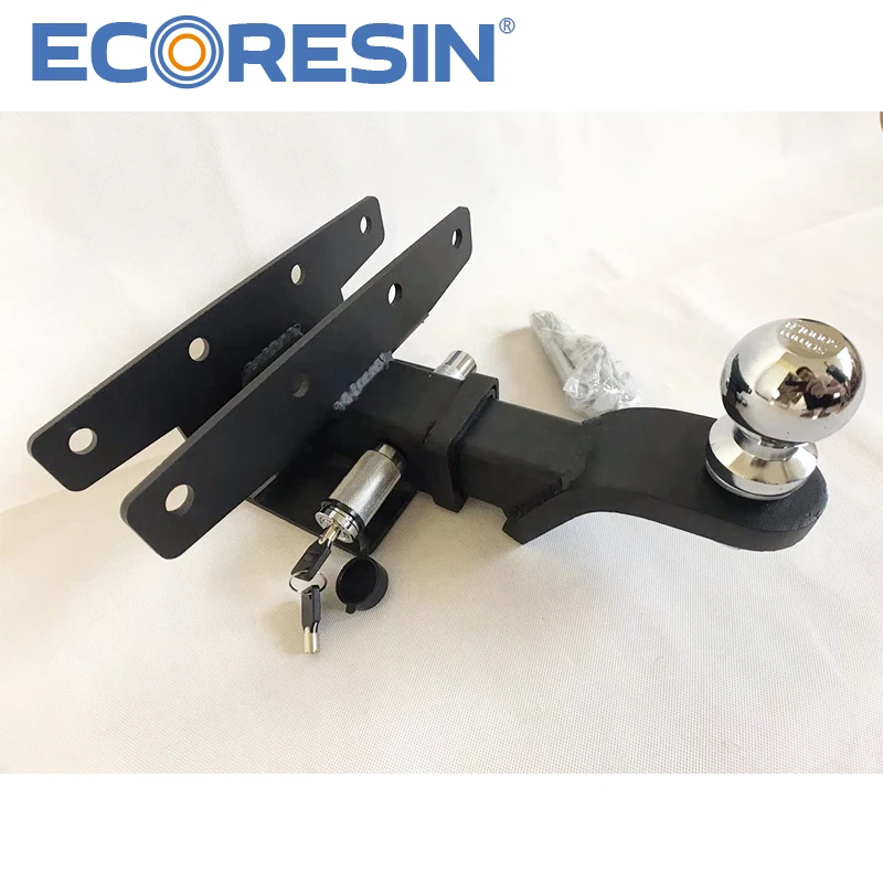 Rear Tractor Trailer Hook Towing Hitch Steel Rescue 4*4 Jeep Solid Bumper For Wrangler JK JL 2007-