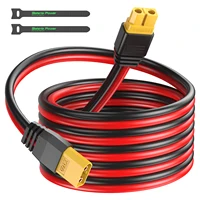 สายต่อขยาย XT60 10 ฟุต, อะแดปเตอร์เชื่อมต่อ XT60 ตัวเมียเป็นตัวผู้, สายต่อขยายโซลาร์ XT60 12AWG สำหรับแผงโซลาร์เซลล์ RV ไปยังอุปกรณ์พกพา 1