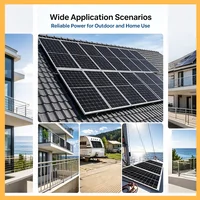 Panneau solaire flexible ultra-fin de 125 W, panneau photovoltaïque en silicium monocristallin pliable, installation étanche sur les toits de camping-cars et de yachts. 6