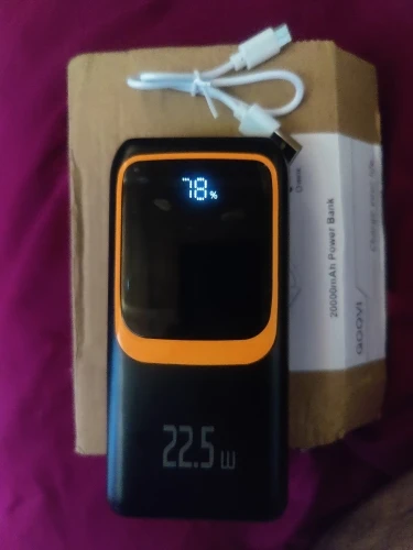 QOOVI Power Bank 20000mAh External Large Battery Capacity PD 22.5W Fast Charging Portable Charger Powerbank photo review